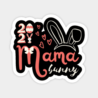 Mama Bunny 2021 Easter Day Magnet