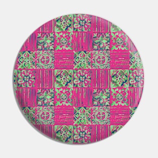 Azulejos modern colors magenta pink Pin