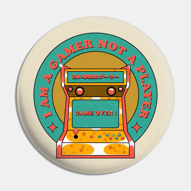 I Am A Gamer Not A Player Pin by Oiyo