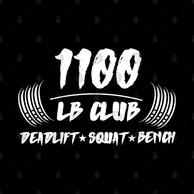 1100 LB CLUB DEADLIFT SQUAT BENCH PRESS by AniTeeCreation