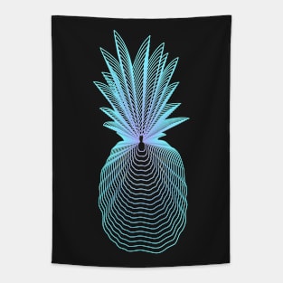 Futuristic Pineapple Tapestry