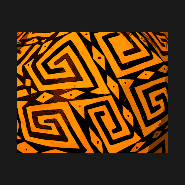 Prehistoric Anasazi zigzag design by dltphoto