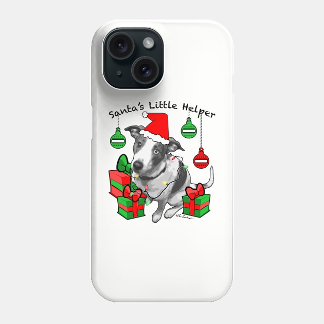 Santa's Little Helper Phone Case by loeye