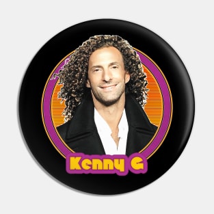 Kenny G // 90s Retro Fan Art Design Pin