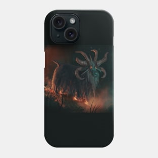 Demonic goat Phone Case