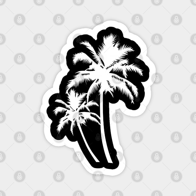 Palm Trees Magnet by ShirtyLife