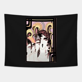 ART DECO FLAPPER DOLLIES Tapestry