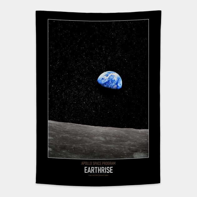 High Resolution Astronomy Earthrise Tapestry by tiokvadrat