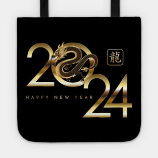 2024 Chinese Dragon Lunar New Year Happy New Year 2024 Tote