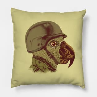 Parrot Soldier Pillow