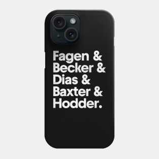 Steely Dan /// Retro Faded-Style Classic Line Up Phone Case