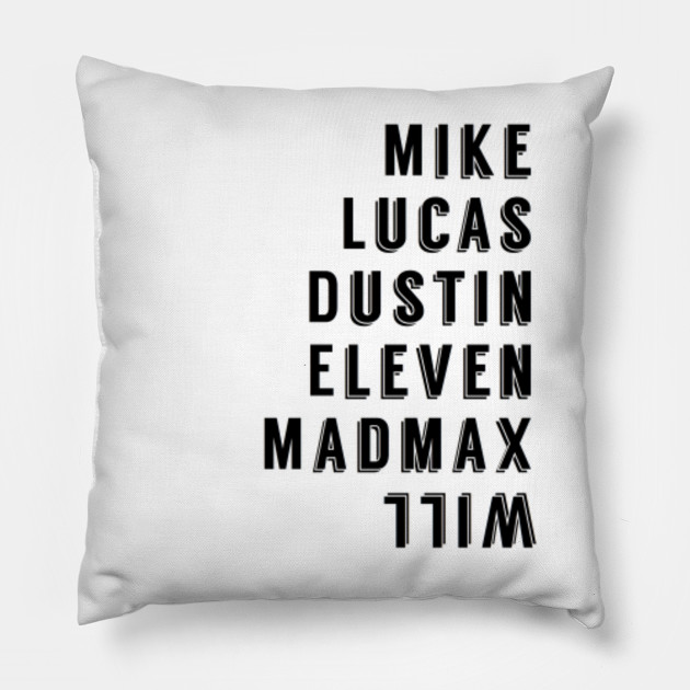Stranger Things T Shirt Mike Dustin Lucas Eleven Madmax Will