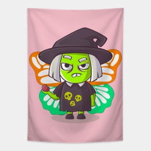 cute zombies butterfly part 4 Tapestry