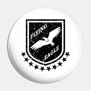 flying eagle wildlife Pin