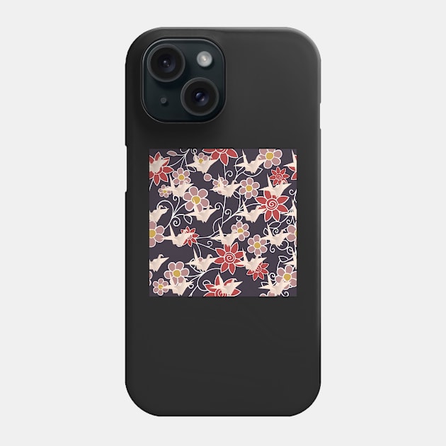 Origami flower pattern Phone Case by LittleNippon