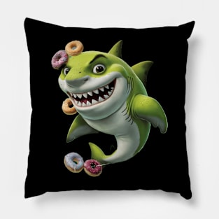 Sherk Underwater Antics Of The Bad Guy Funny Adventures With Donuts Pillow