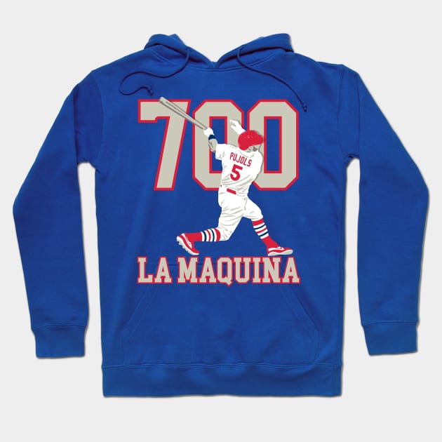 Chimp Deluxe La Maquina - Albert Pujols 700th Home Run Hoodie