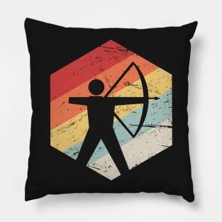 Retro Vintage Bow Archery Pillow