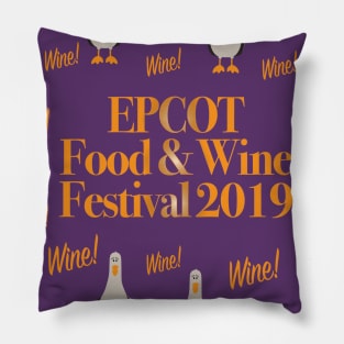 Food and Wine Festival Tee Pillow