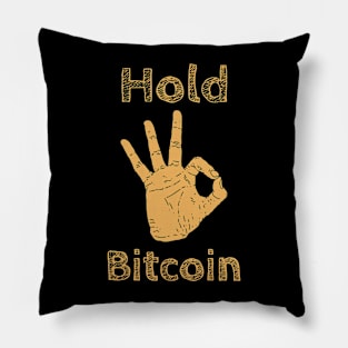 Hold Bitcoin Pillow