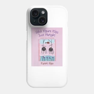 Kids Just Hangin' Stick Figure Phone Case