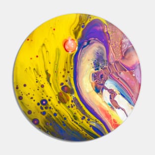 Colorful liquid marble Pin