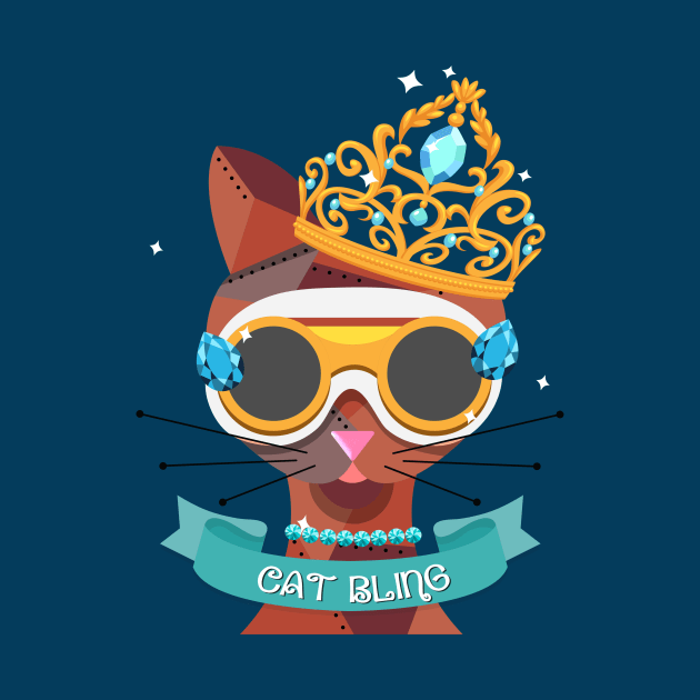 Cat in a Tiara by AlondraHanley