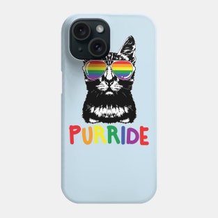 Purride LGBT Gay Pride Cat Lover Kitty Phone Case