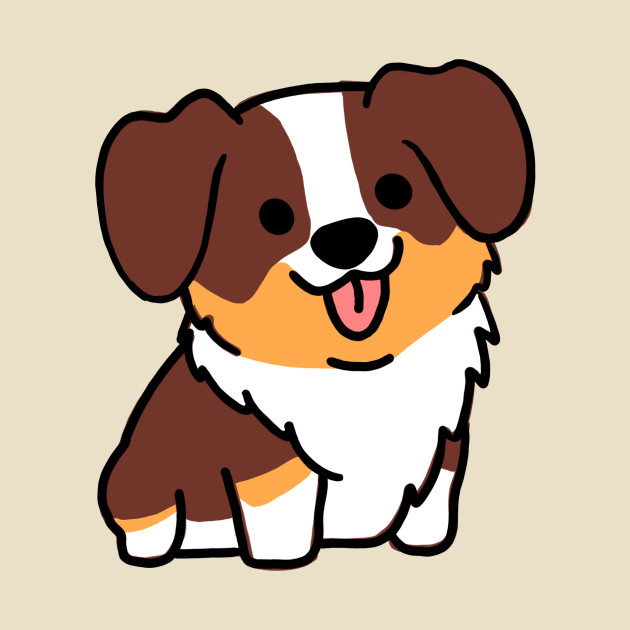 Red Tri Australian Shepard by MillerDesigns