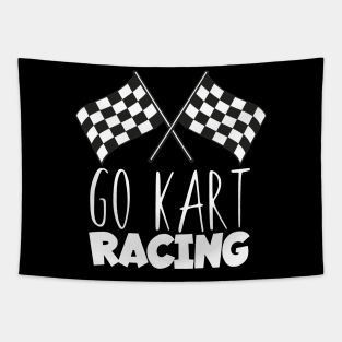 Go kart racing Tapestry