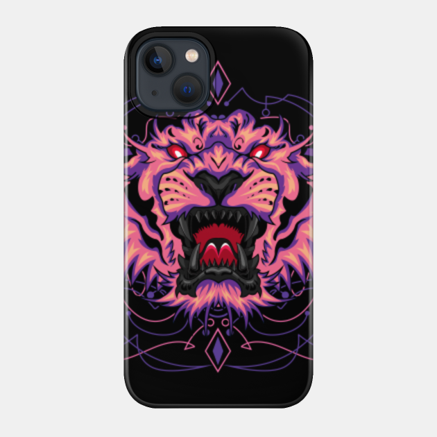 tiger cartoon - Tiger Cartoon - Phone Case