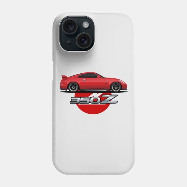 350Z Phone Case by AutomotiveArt