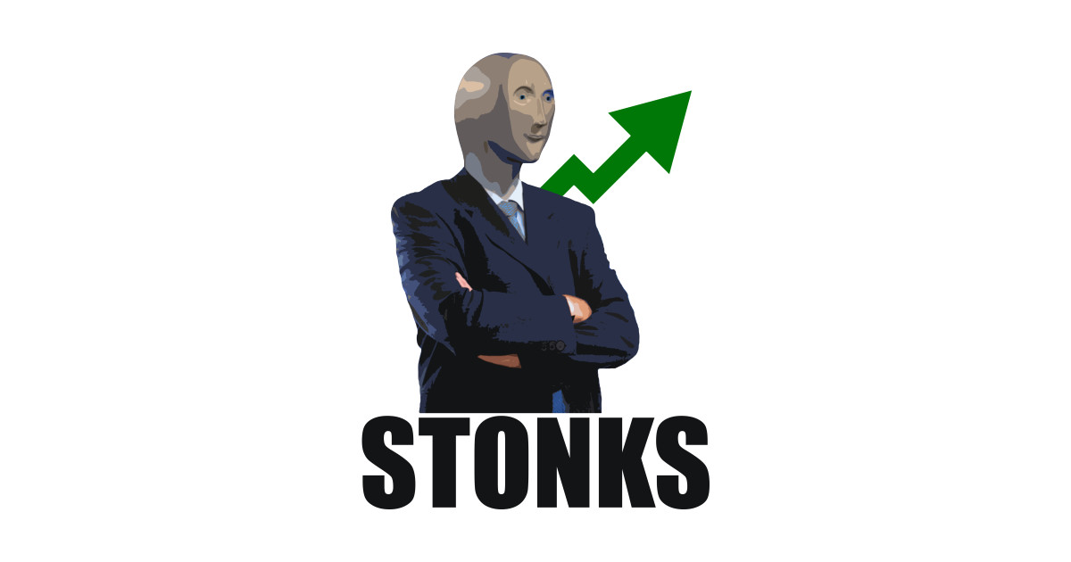 Стратег Мем Stonks