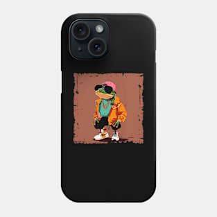 Funny Cartoon Frog Cool Style Phone Case