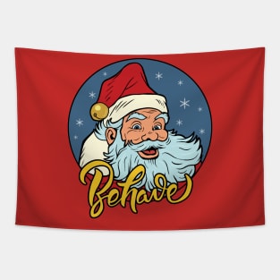 Pop Art Santa Tapestry