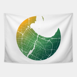 Green Bay Map Tapestry