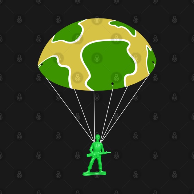 Toy Paratrooper Skydiving by parashop