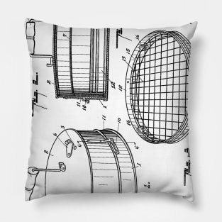 Cooker Vintage Patent Hand Drawing Pillow