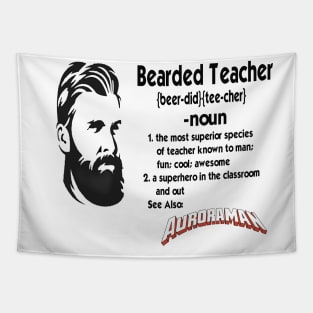 Bearded Teacher Definition Tapestry