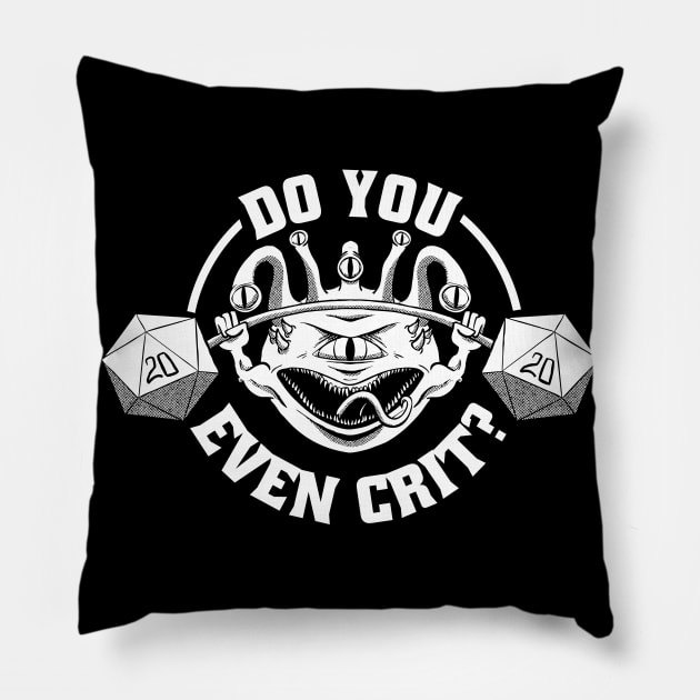 Epic Roll Challenge Pillow by Life2LiveDesign
