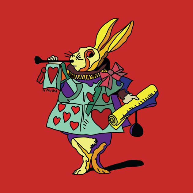 Alice In Wonderland - The White Rabbit by ptelling