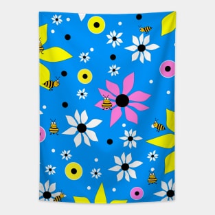 SPRINGTIME Bloom - Flowers Art Tapestry