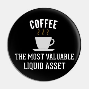 Funny Accounting Liquid Assets Coffee Pin