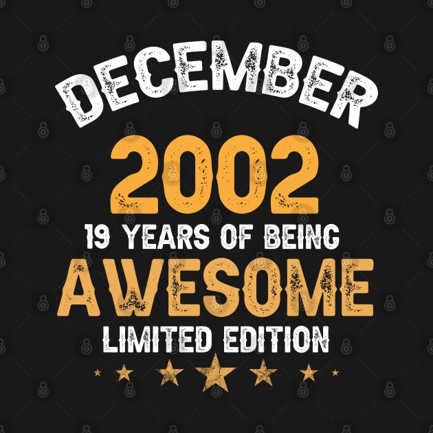 December 2002 19 years of being awesome limited edition by yalp.play