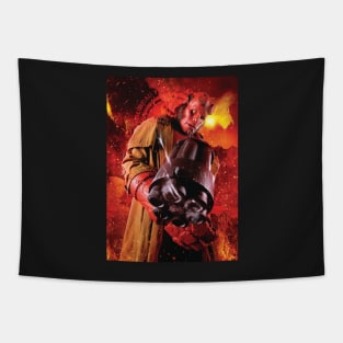 Hellboy - Bureau for Paranormal Research and Defense Tapestry