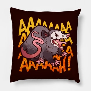 Screaming Possum or Opossum - Aaah! Pillow