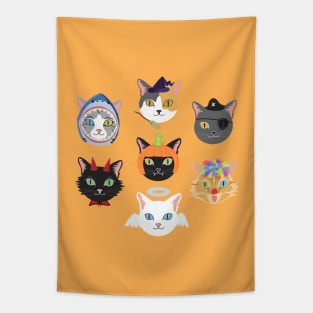 HALLOWEEN CATS Tapestry