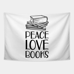 Book - Peace love books Tapestry