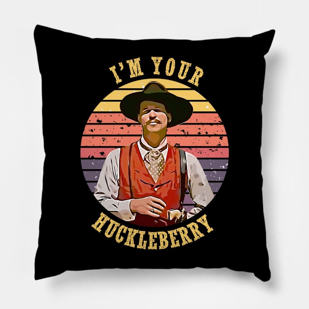 I'm Your Huckleberry Pillow by DankyDevito