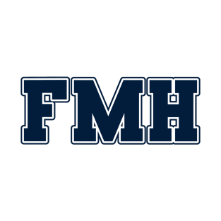 FMH Collegiate - Navy Letters - FMH Collegiate - Navy Letters T-Shirt